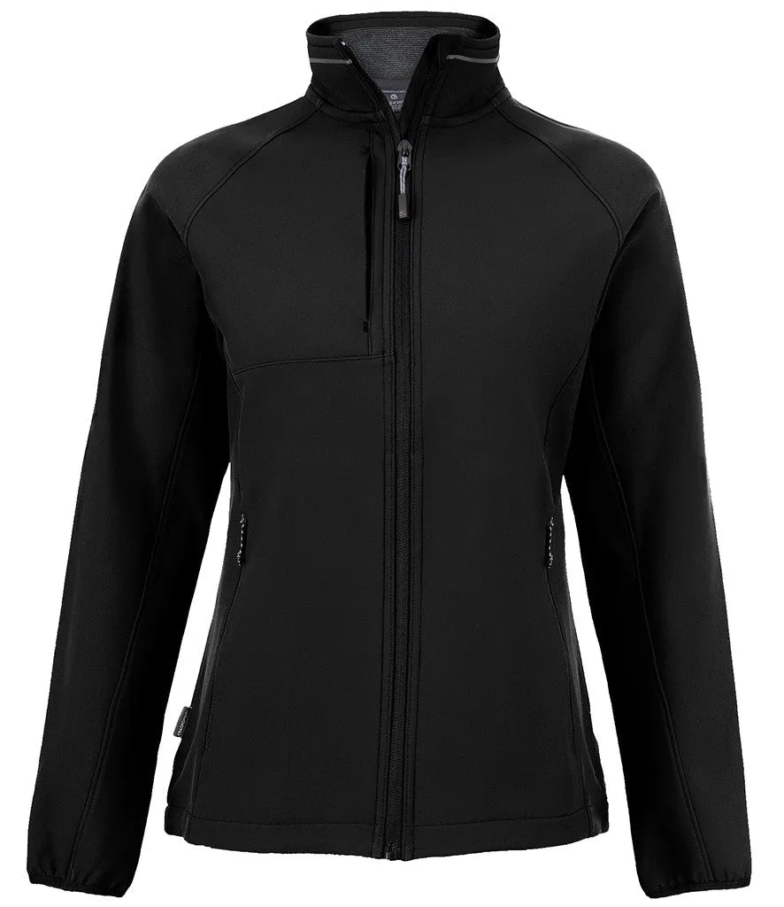 CompressionKnit Expert Ladies Basecamp Softshell Jacket | BLACK