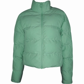 Mediterranean Air ConvertibleStyle Gymshark Womens Puffer Jacket - Green