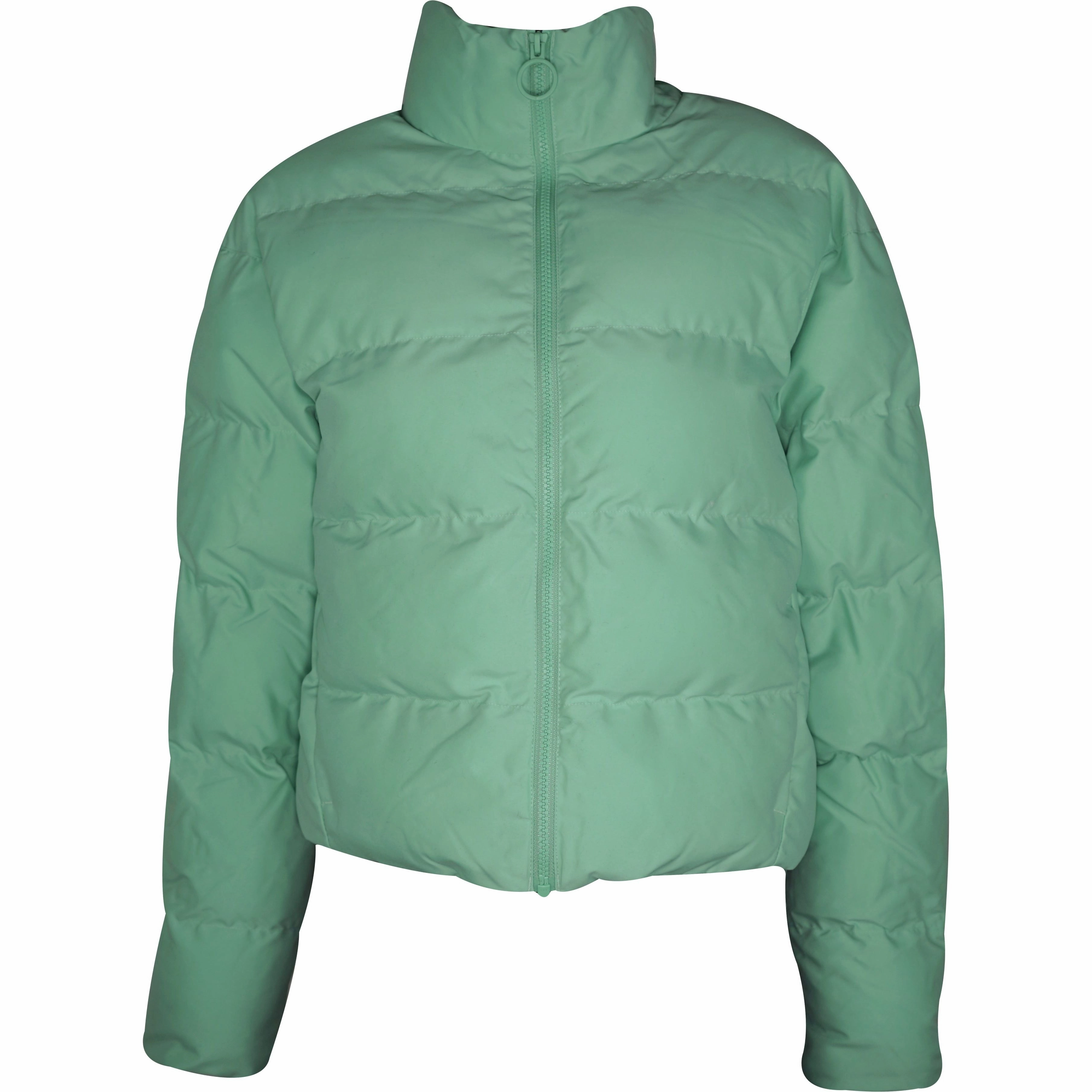 Mediterranean Air ConvertibleStyle Gymshark Womens Puffer Jacket - Green