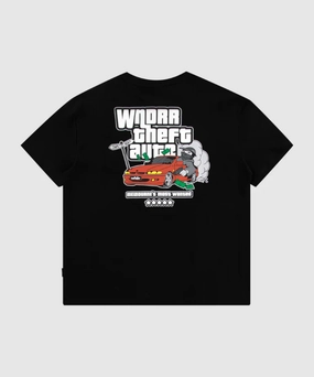 WNDRR Most Wanted Box Fit Tee (Black) Legend Glow