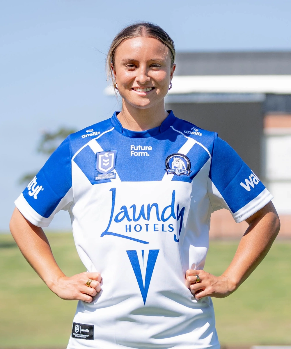 2025 Canterbury Bulldogs Women??s Home Jersey Conscious Core