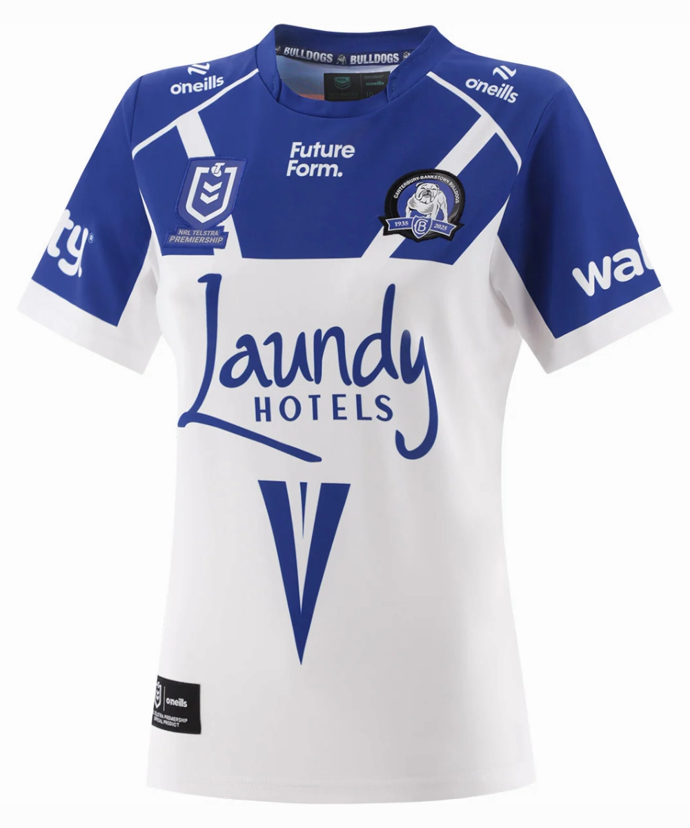 Team Vibe 2025 Canterbury Bulldogs Women??s Home Jersey