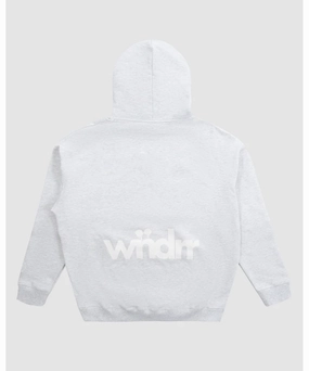 Sky Mood WNDRR Low Down Heavyweight Hood Sweat (White Marle)