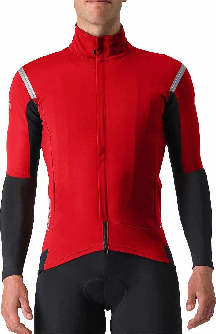 Castelli Gabba RoS 2 Short Sleeve Mens Cycling Jersey - Red Breathable fabric UltraSoft Brushed Backing