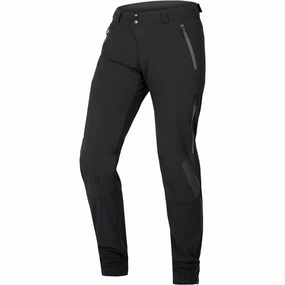 Fitted waist Endura MT500 Spray II Womens Cycling Trousers - Black