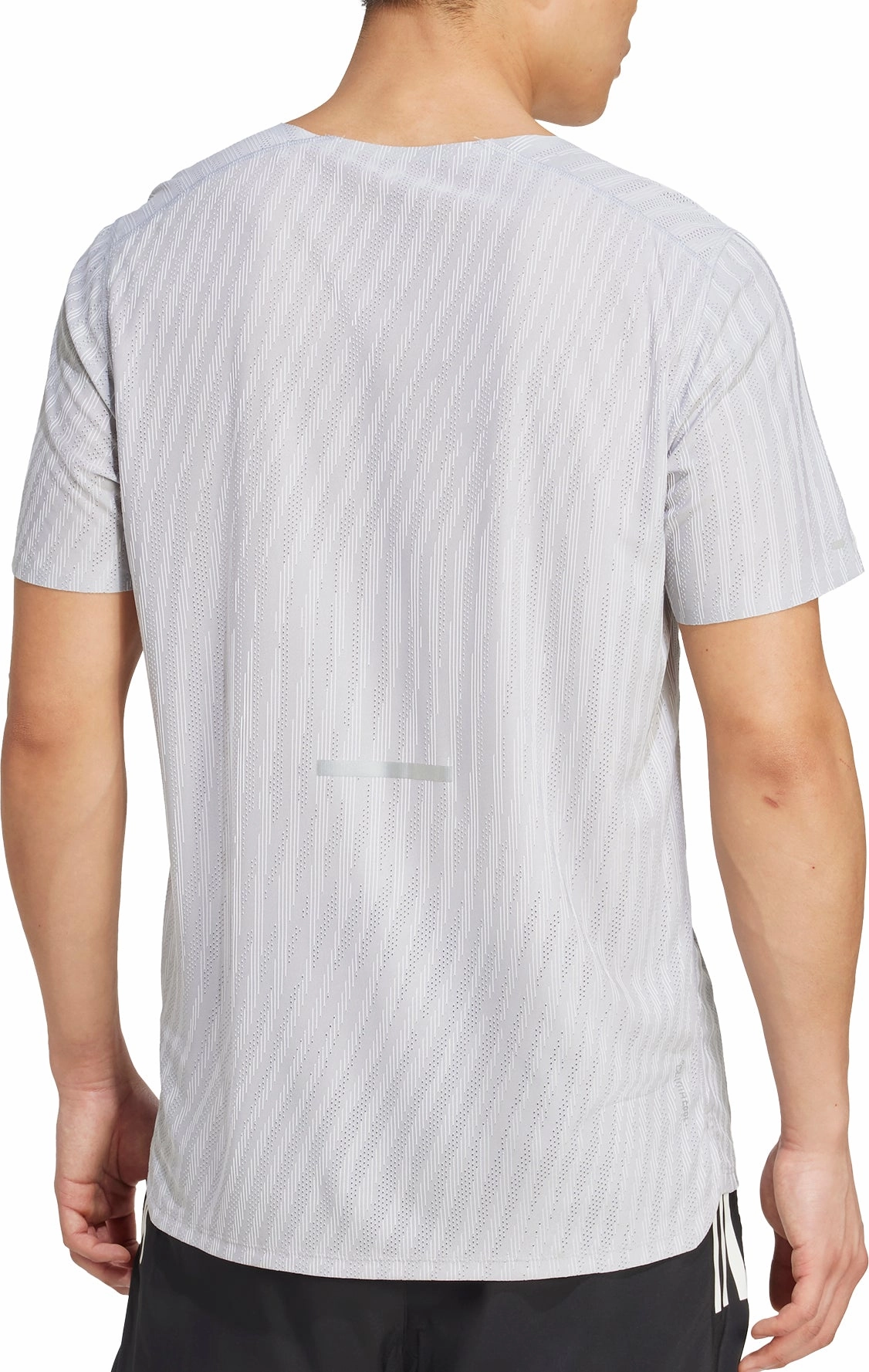 Easy Fit adidas ADI365 ClimaCool  Short Sleeve Mens Running Top - Grey