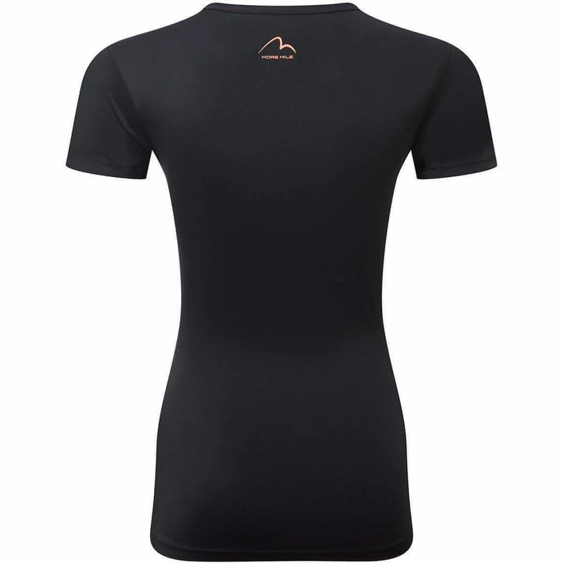 AntiBacterialTreatment Chic Trend More Mile Compression Short Sleeve Womens Top - Black