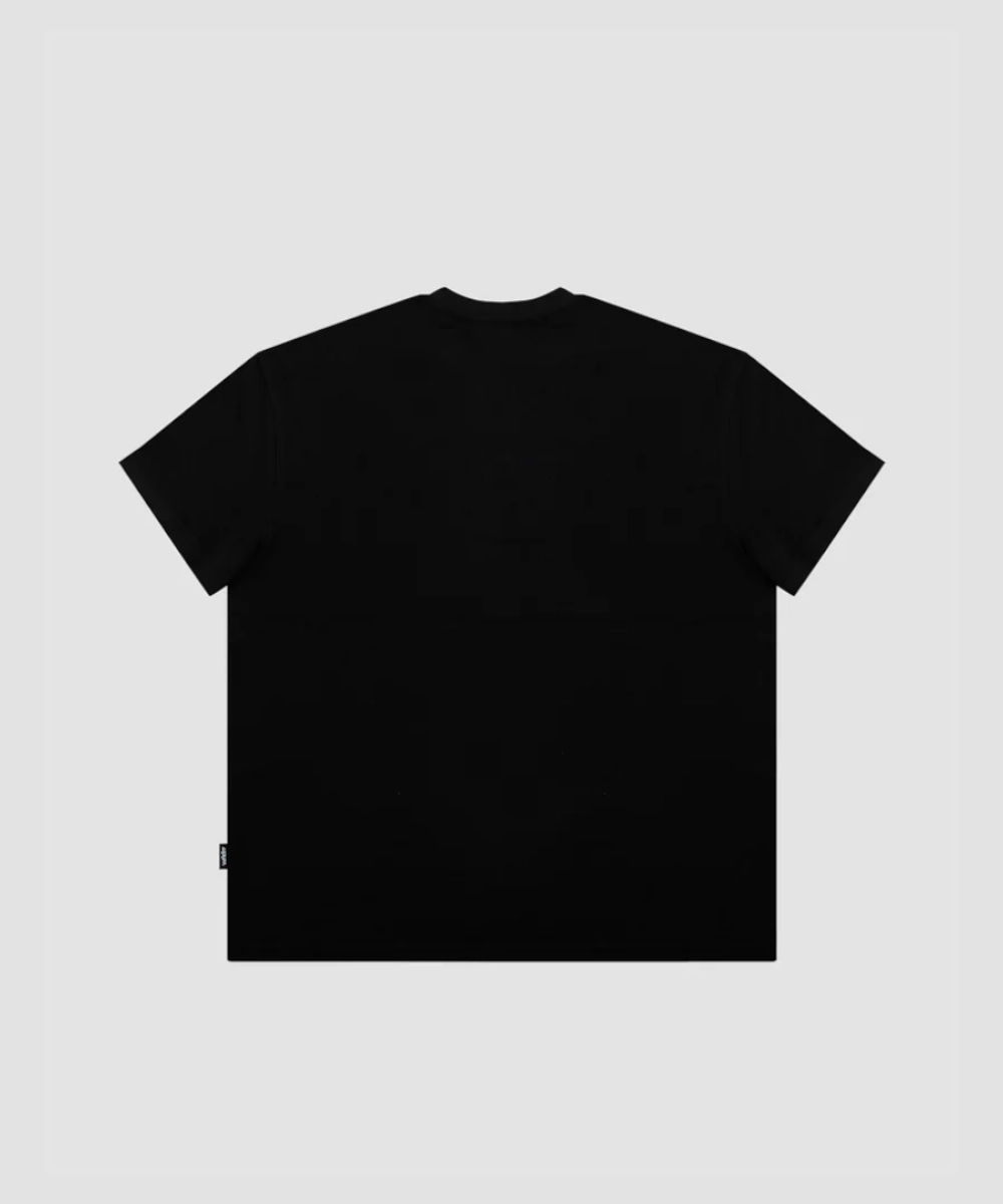 WNDRR Arch French Terry Tee (Black) OdorControl Technology Adjustable Fastenings