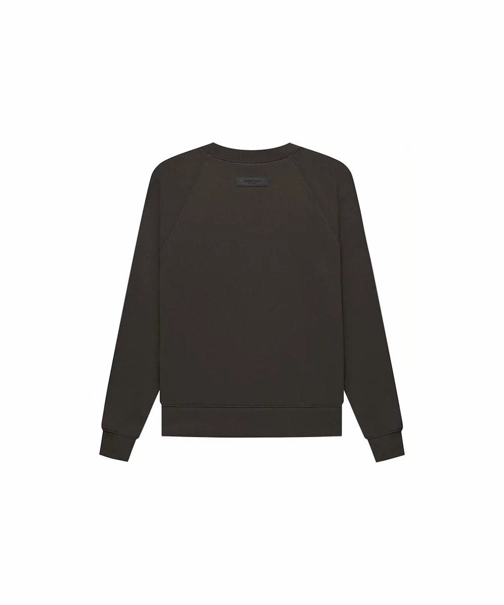 FrictionResistantFabric Reflective details Fear of God ESSENTIALS Crewneck (Off Black)