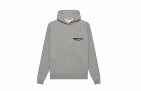 Pearl Tone Fear of God ESSENTIALS Hoodie (Dark Oatmeal)