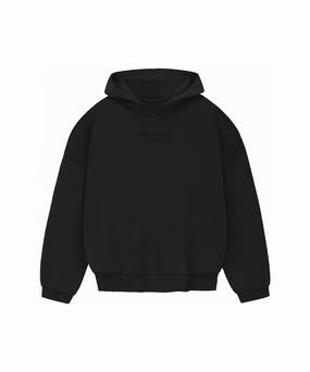 AntiClingFabric slim fit Fear Of God ESSENTIALS Hoodie FW23 (Jet Black)