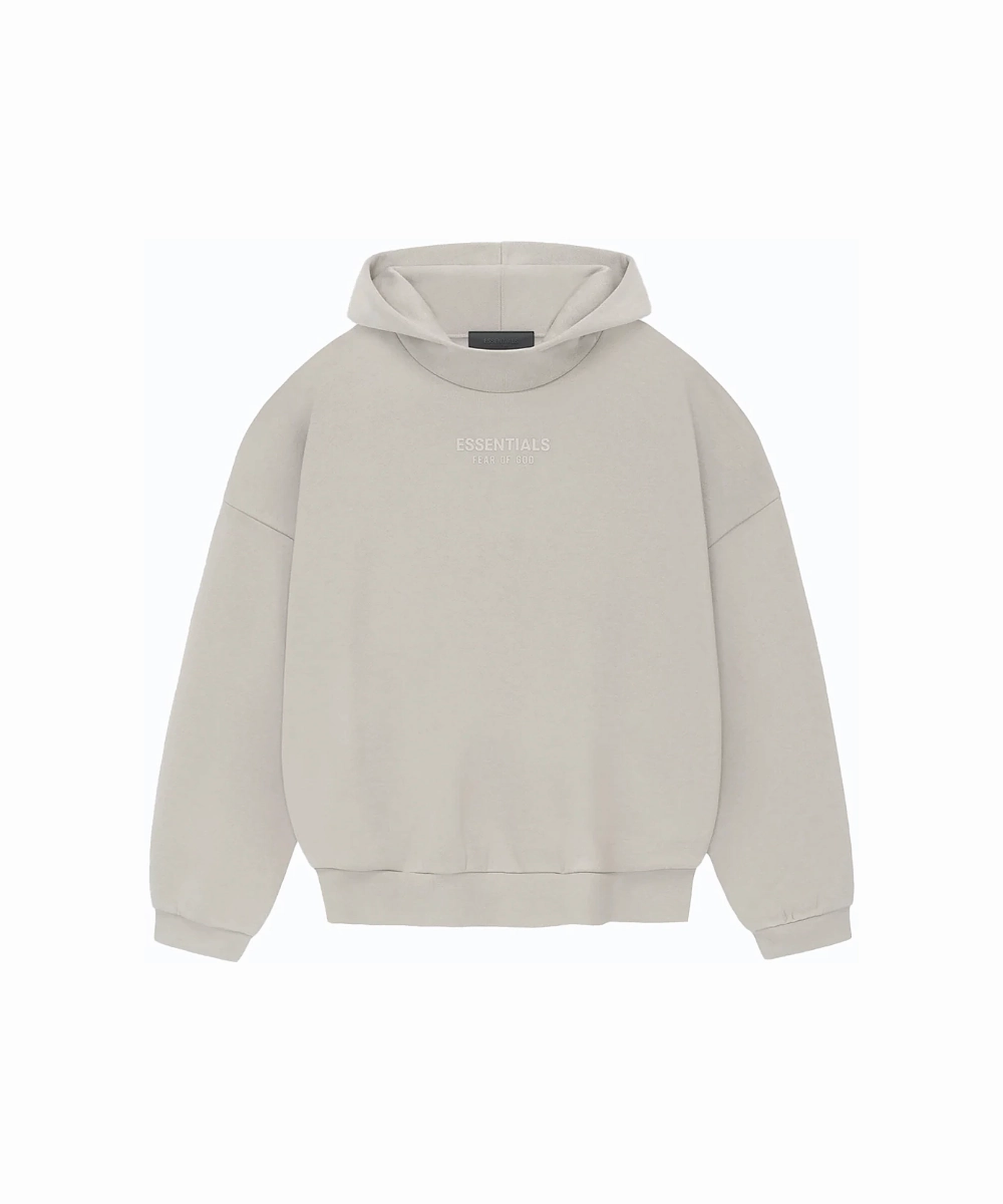 Fear Of God ESSENTIALS Hoodie FW23 (Silver Cloud) WindproofInterior