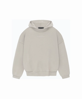 Fear Of God ESSENTIALS Hoodie FW23 (Silver Cloud) WindproofInterior