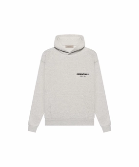 Reflective accents NoSlip Hem Fear of God ESSENTIALS Hoodie (Light Oatmeal)