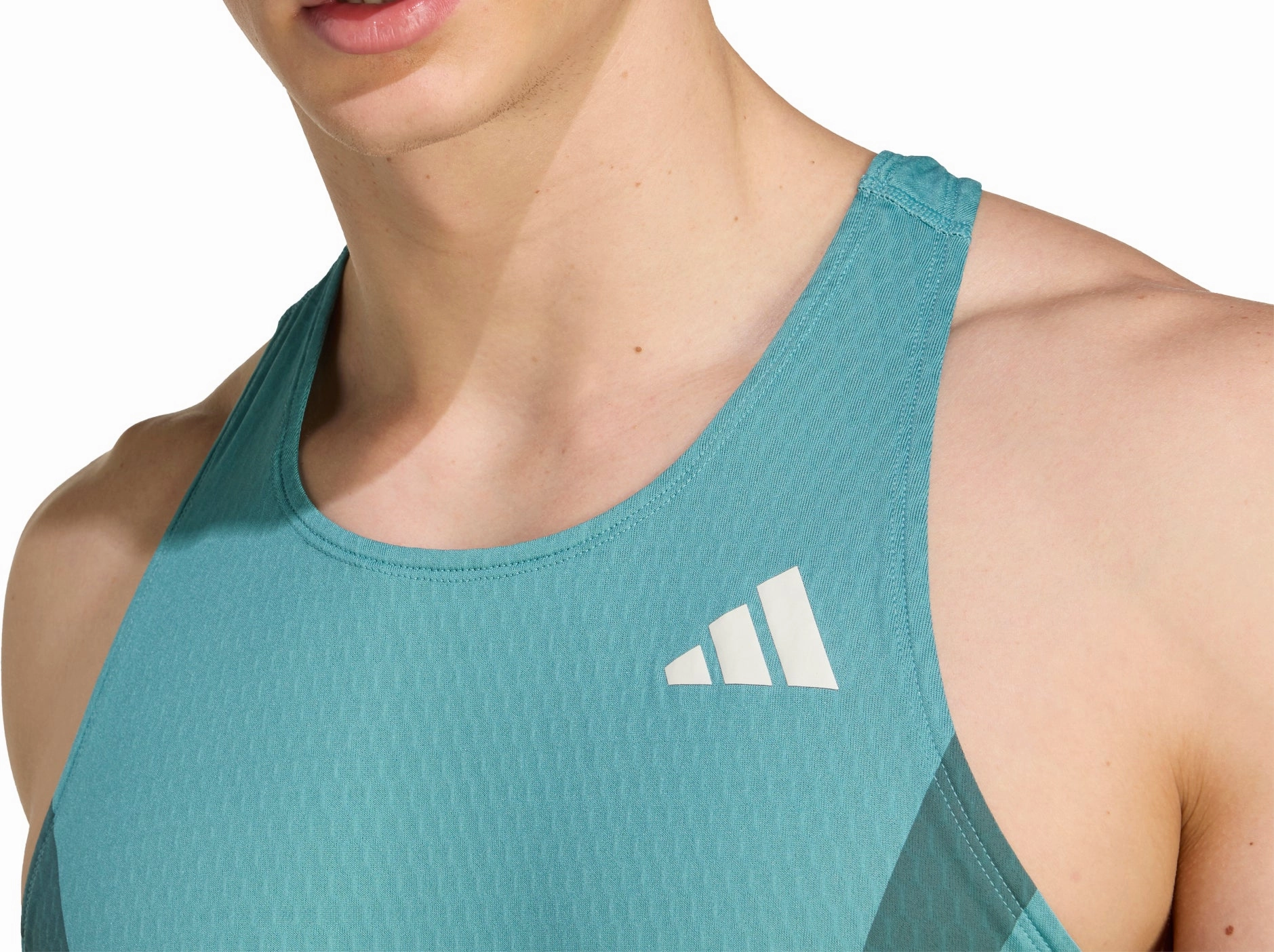adidas Adizero Archive Mens Running Vest - Green ideal for spring Honor
