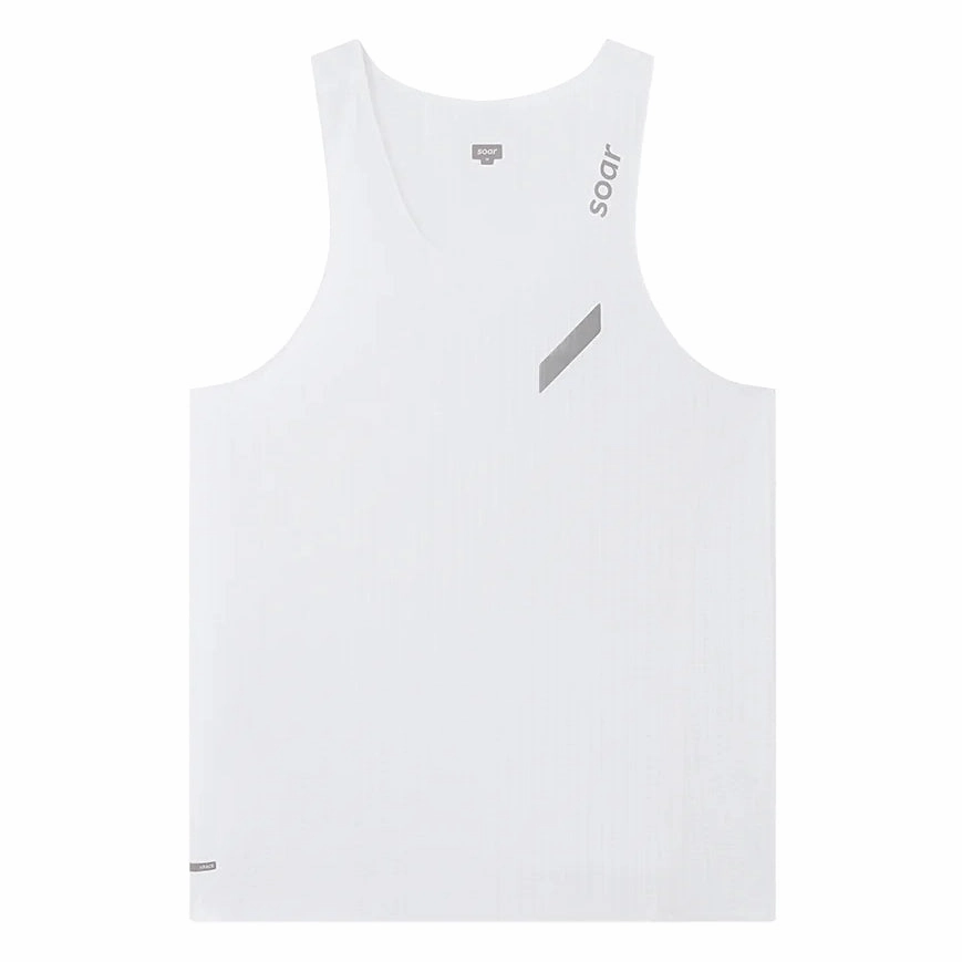 Velvet Soul Soar Men's Race Vest White