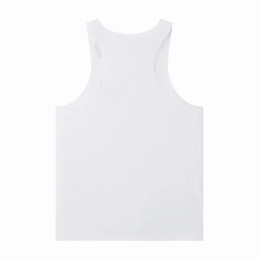 Soar Men's Race Vest White Desk Style Comfort waistband
