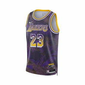Anti Slip Shoulder Straps Breathable Lining Nike Dri-FIT NBA 2024/25 Select Series Swingman Jersey - LeBron James Los Angeles Lakers