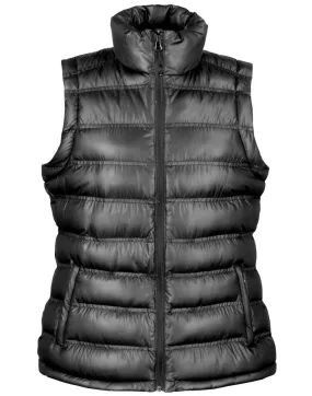 MultiPocket System Work Safe Women's Ice Bird Padded Gilet | BLACK