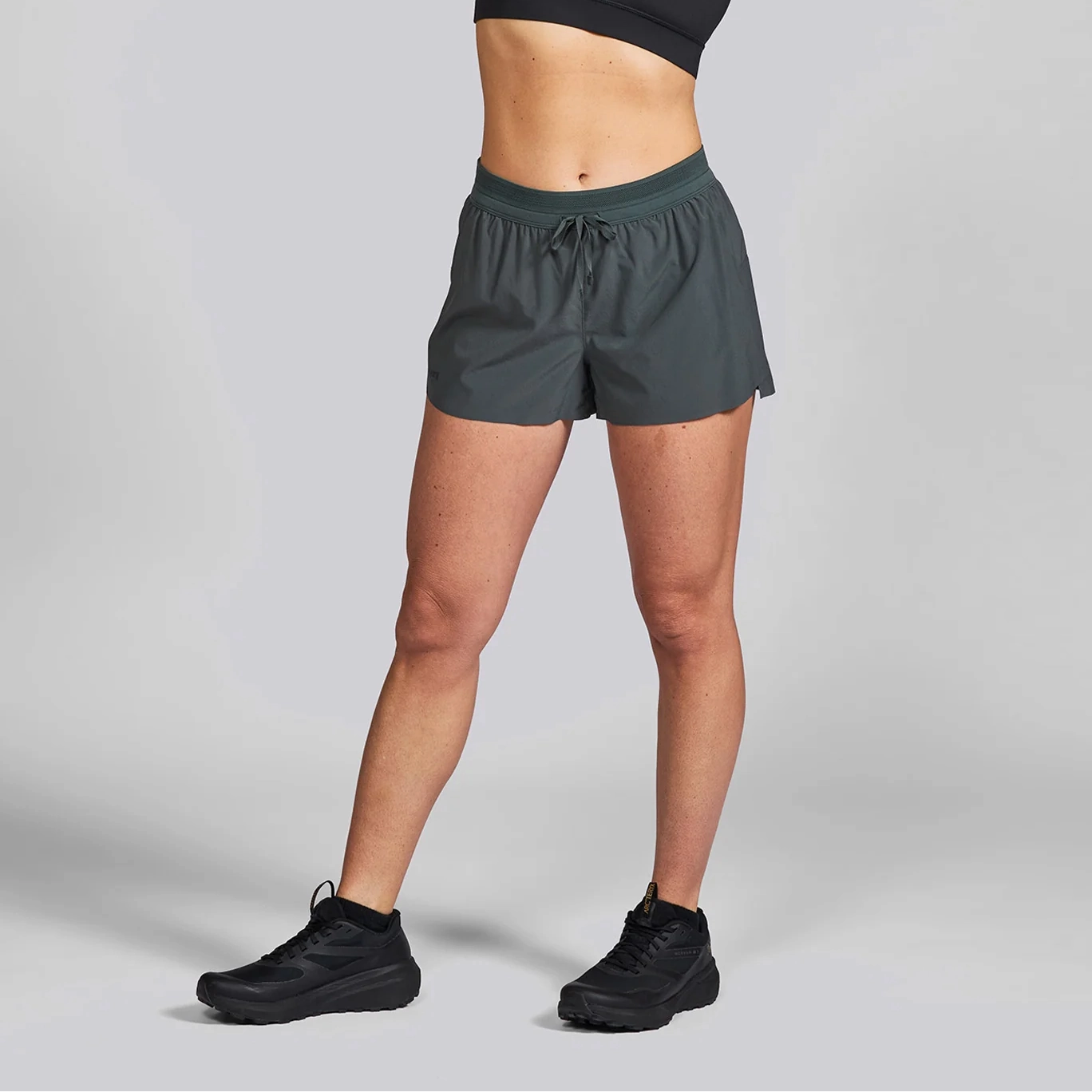 Flatlock stitching Quick Dry Fabric Janji Women's 3" AFO Middle Short