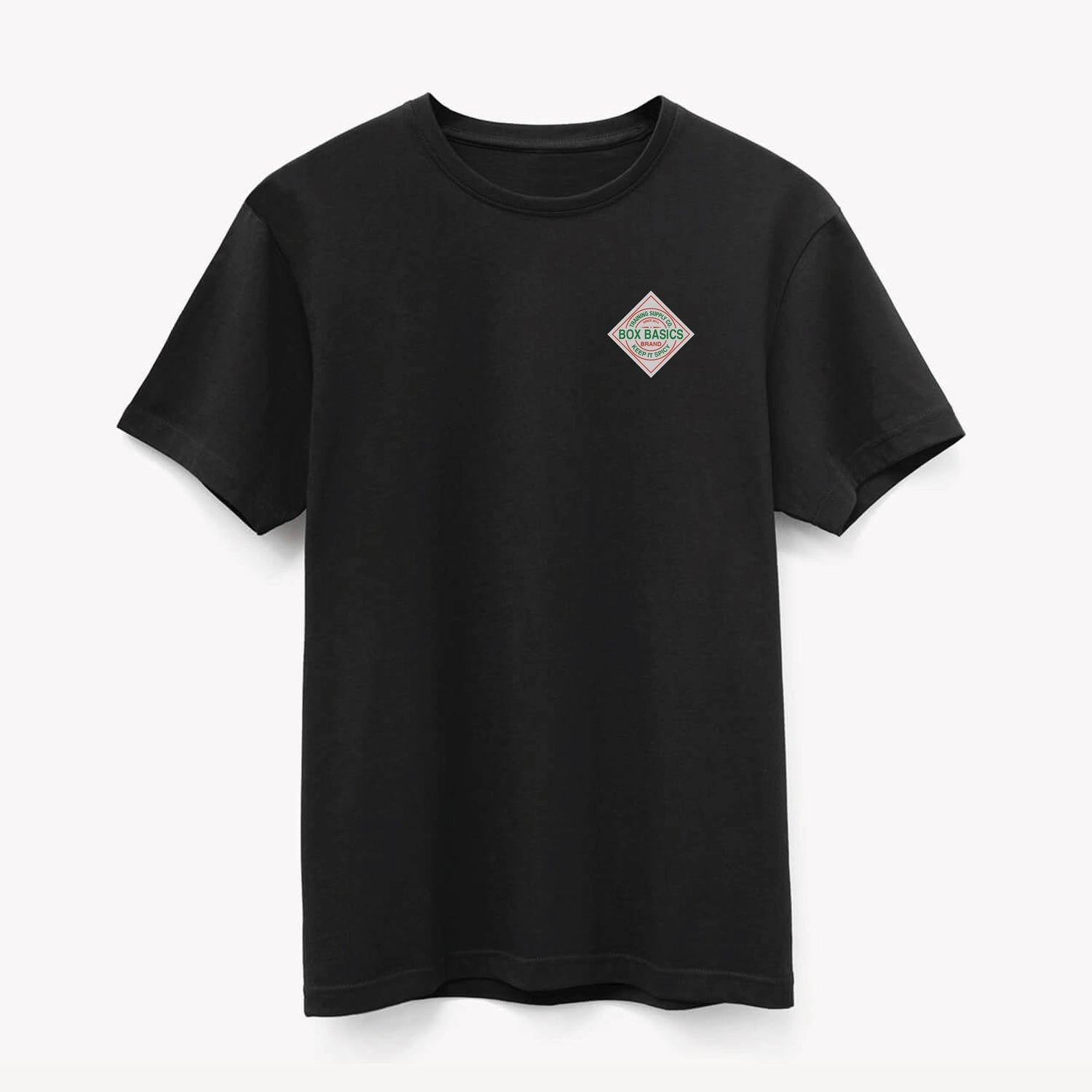 Box Basics Spicy Tee Reinforced Hems Soft Touch Texture