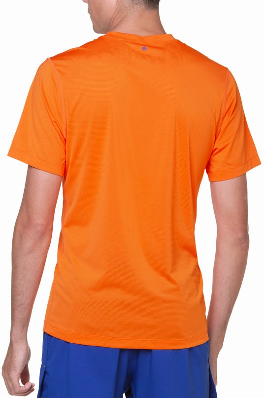 Outdoor Gear Chic and Cozy Wear Ronhill Tech Short Sleeve Mens Running Top - Orange