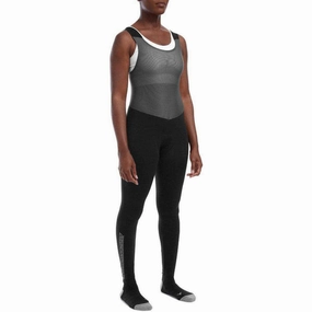 Performance Fabric Non Restrictive Fit Altura Progel Plus Thermal Womens Cycling Bib Tights - Black