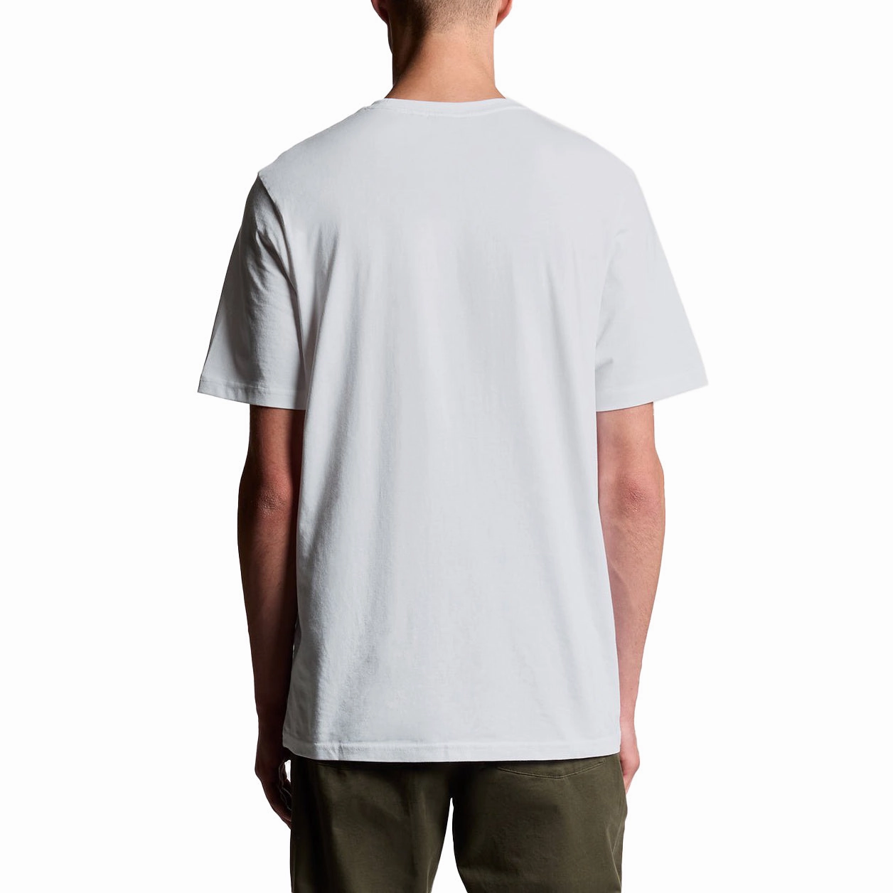 Lyle & Scott Plain Golf T-Shirt - White Dressy Casual