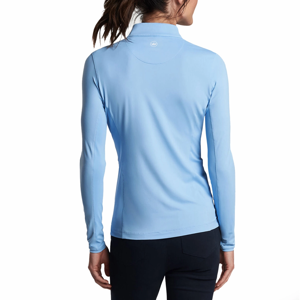 Everyday Basic Peter Millar Women's Lightweight Crown Sun Golf Shirt - Cottage Blue
