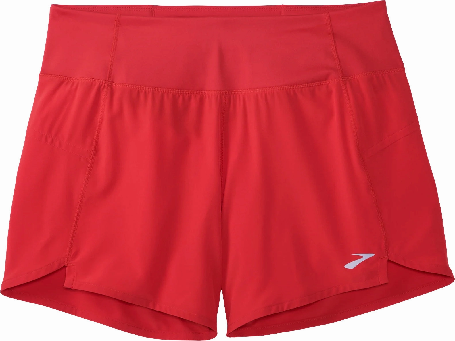 Brooks Chaser 5 Inch Womens Running Shorts - Red Abrasion Resistant Fabric Simple Vibe