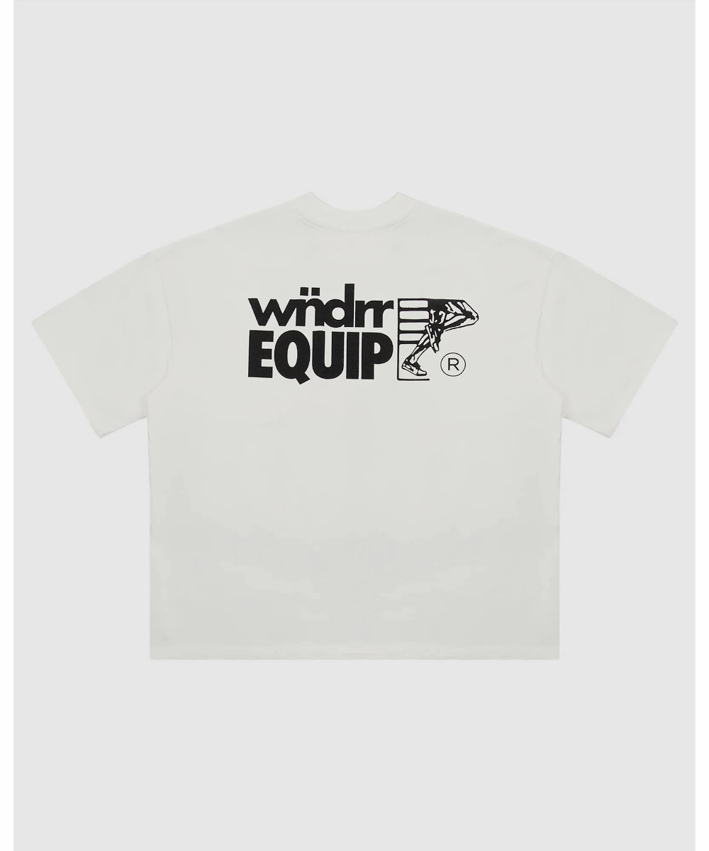FlexibleElasticity WNDRR Equip Heavy Weight Tee (Washed White)