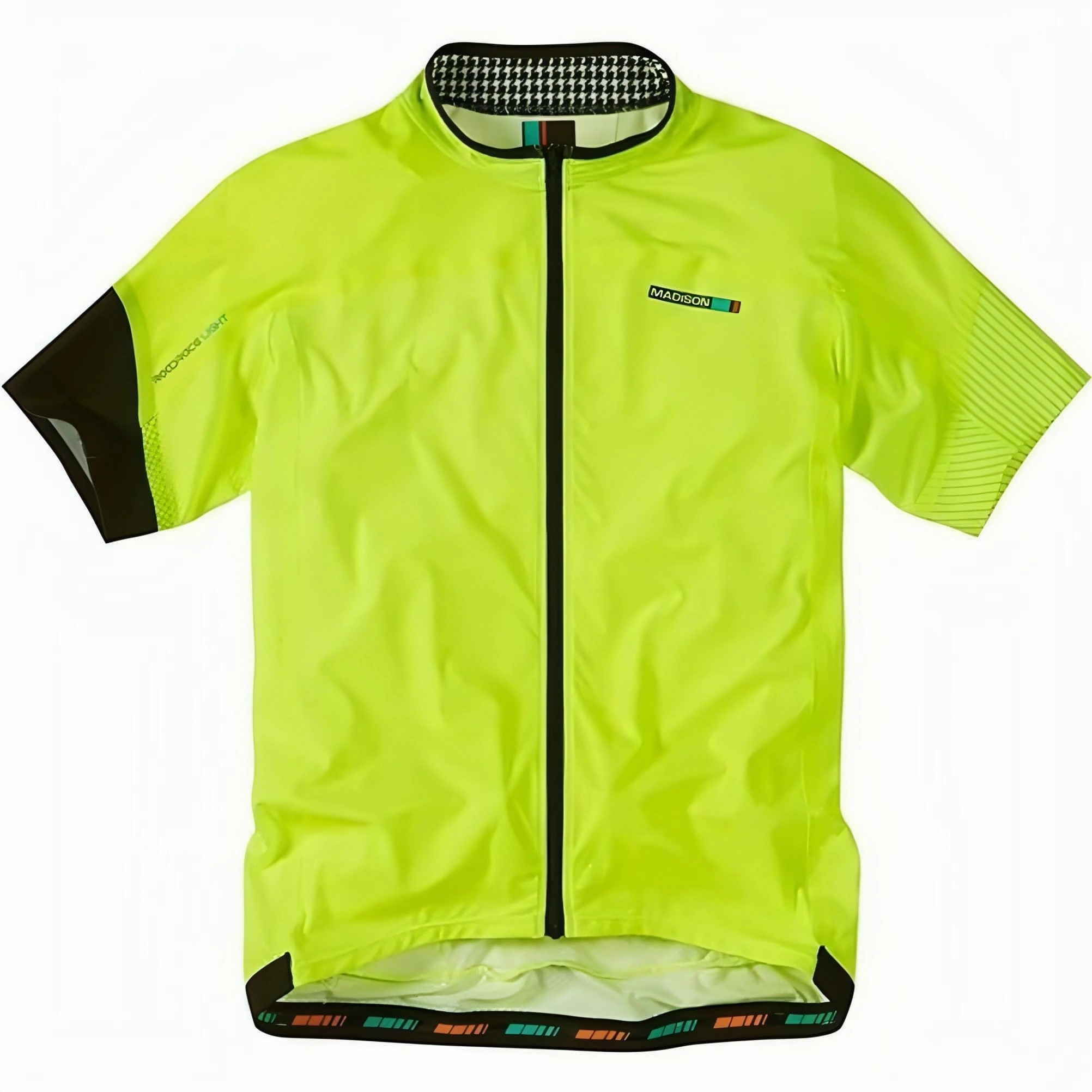 Madison Road Race Light Short Sleeve Mens Cycling Jersey - Yellow ideal for spring enthusiasm