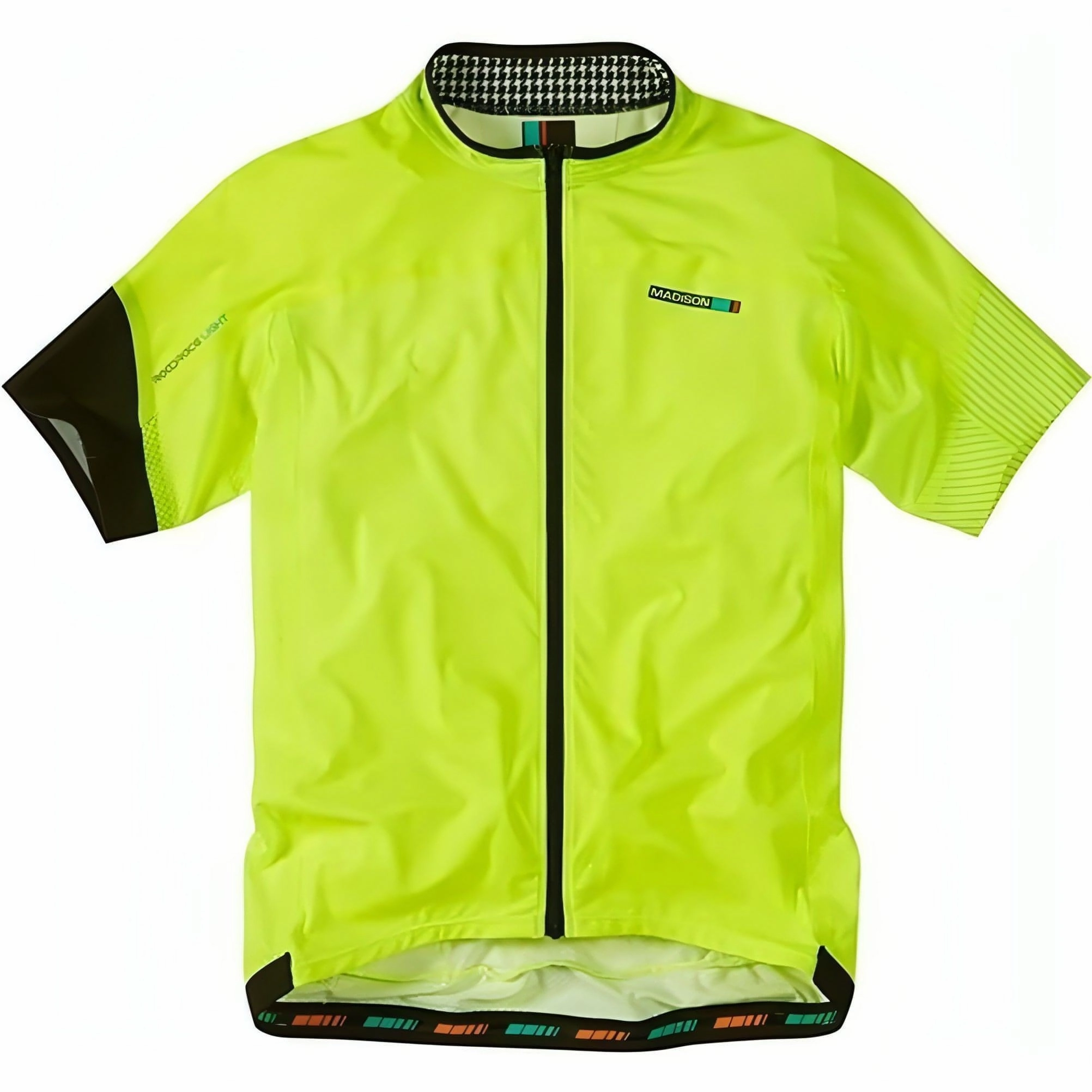 Abrasion Resistant Fabric Madison Road Race Light Short Sleeve Mens Cycling Jersey - Yellow