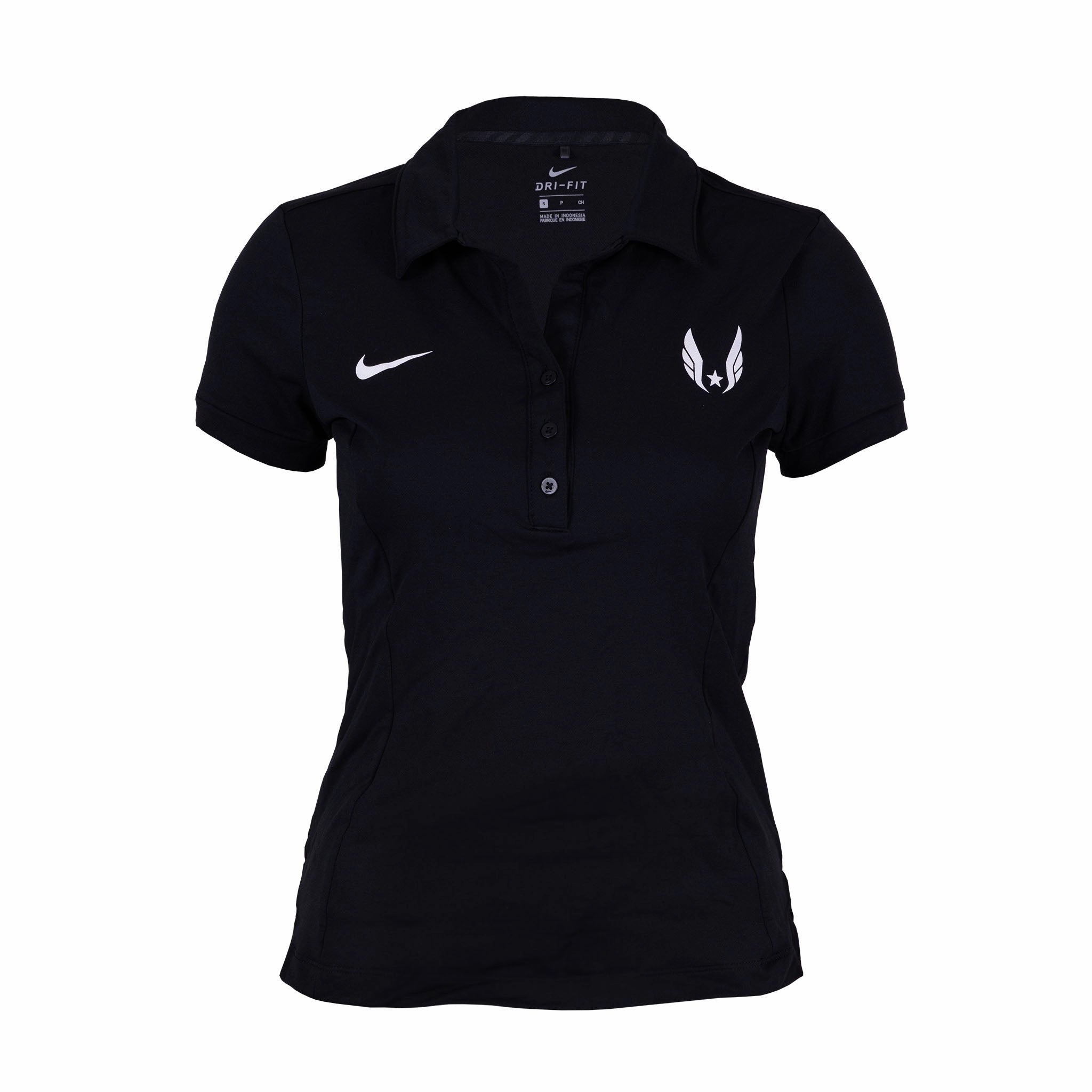 Tencel Cotton Hybrid Weave Nike USATF Women's Dri-FIT Wings Polo