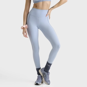 Handmade Fit Fur Fit Nike One Women's Dri-FIT High Rise Crop Leggings / Light Armory Blue
