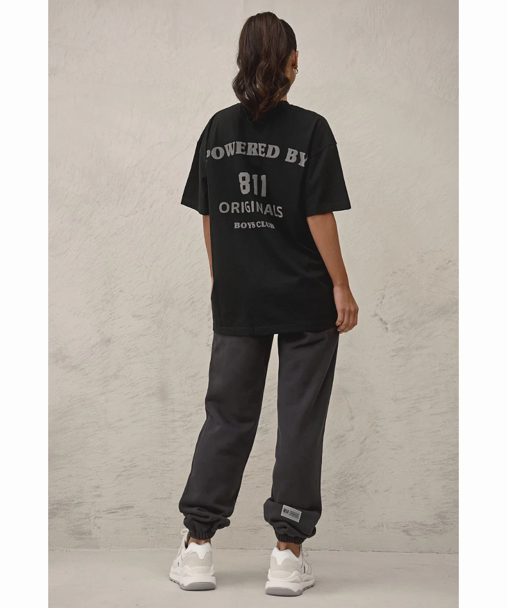 811 Originals Unisex Boys Club Tee (Black) DoubleStitchReinforcement
