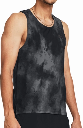 adequate Under Armour Launch Elite Printed Mens Running Vest - Black