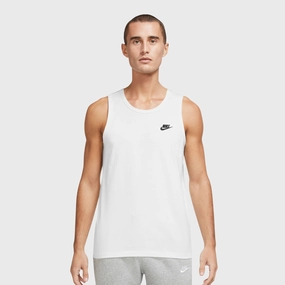 Nike Sportswear Club Tank White / Black Anti Odor Material