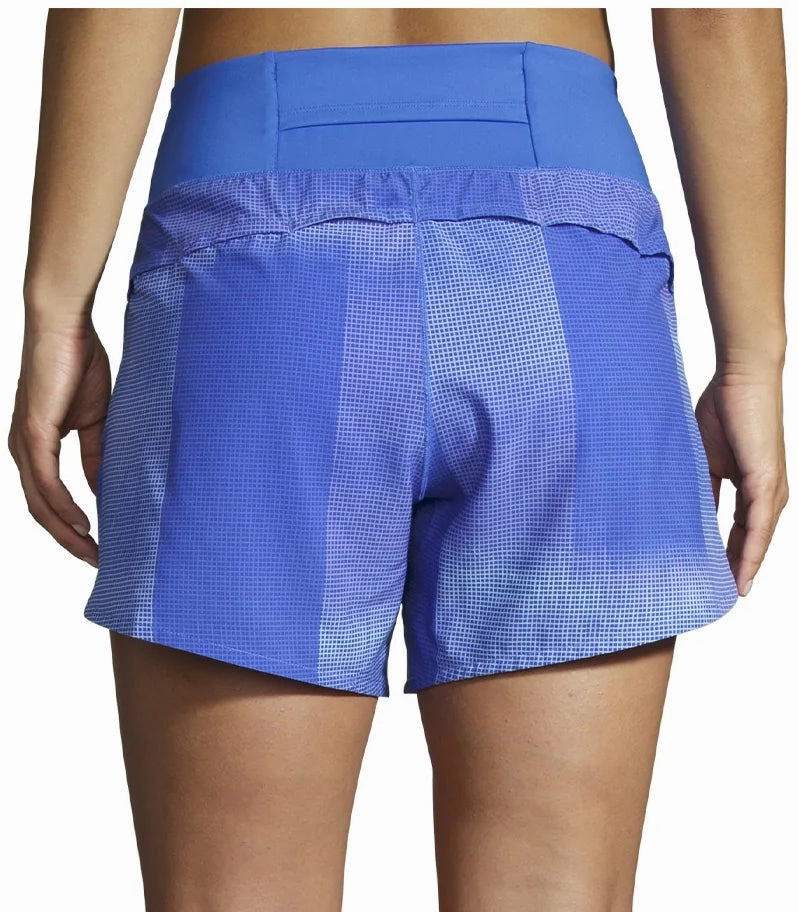 Organic Cotton Father's Day gift Brooks Chaser 5 Inch Womens Running Shorts - Blue