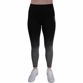 Gymshark Adapt Ombre Seamless Womens Long Training Tights - Black Tough Core Storm Core