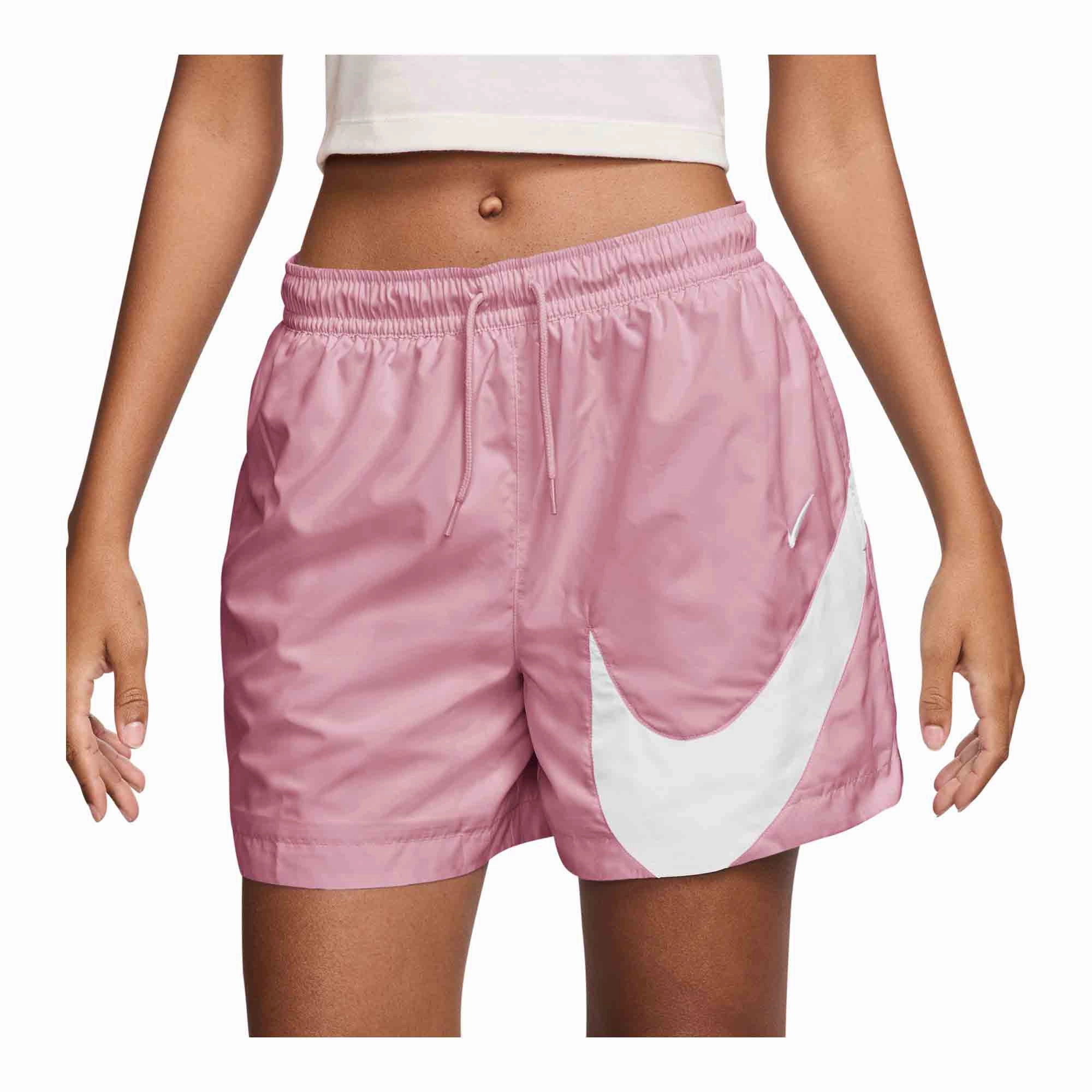 Reinforced Edges Nike Sportswear Classic Women's Mid-Rise 5 Woven Logo Shorts