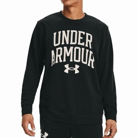 Under Armour Rival Terry Mens Training Sweatshirt - Black Pure Tone Cool Edge