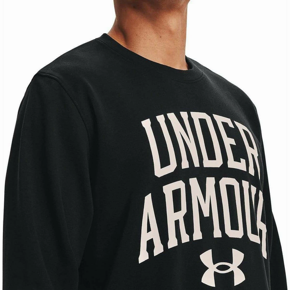 Under Armour Rival Terry Mens Training Sweatshirt - Black Drive Core