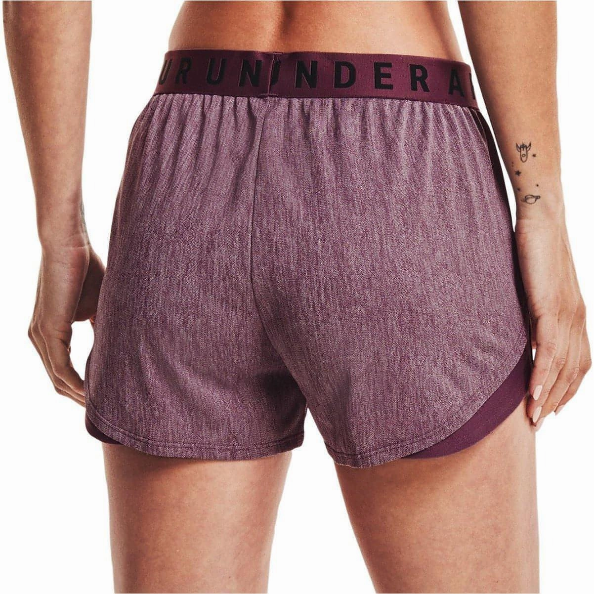QuickDrying Durable Reinforcements Under Armour Play Up 3.0 Twist Womens Training Shorts - Purple