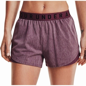 Under Armour Play Up 3.0 Twist Womens Training Shorts - Purple Harbor Style NonRestrictiveFit