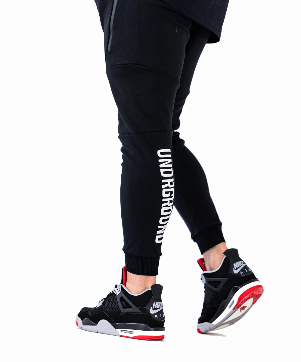 Zoom Proper SmoothZipper UNDRGROUND Essential Tapered Joggers (Black)