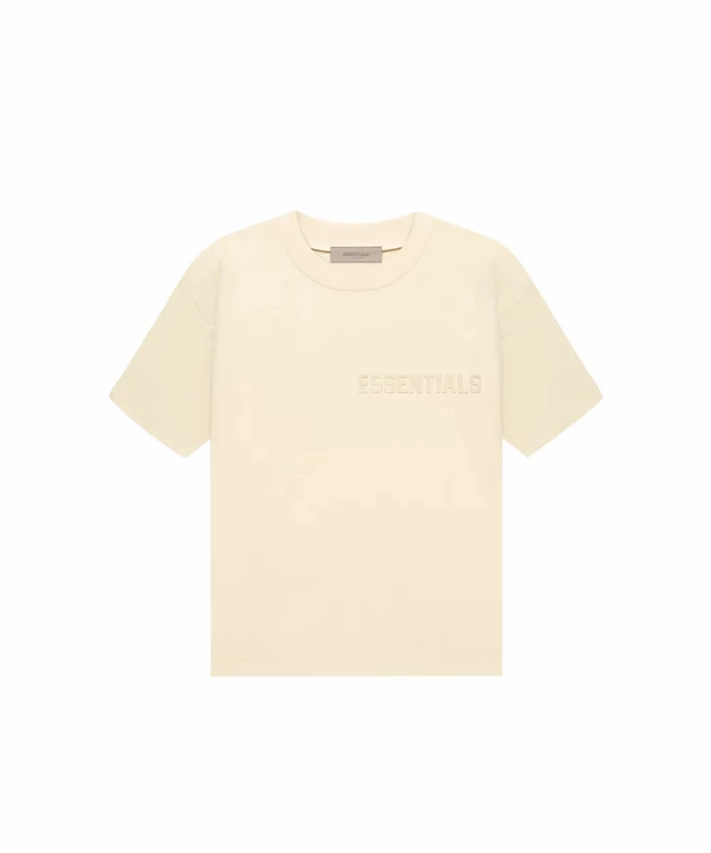 Fear Of God ESSENTIALS Tee SS23 (Egg Shell) QuickDryMaterial Sport Ease