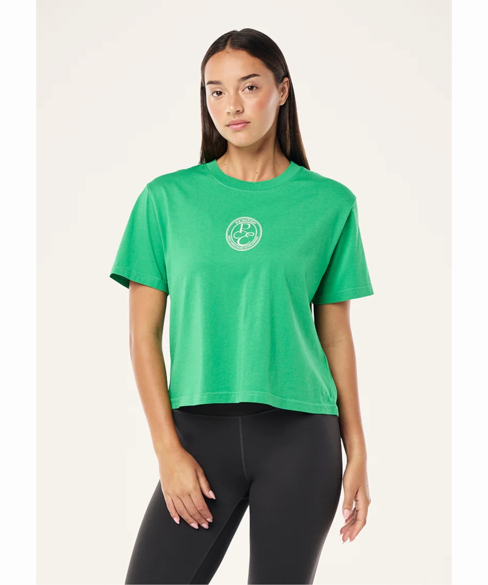 P.E Nation Exposition Tee (Washed Kelly Green) Leader Fit Faith Core