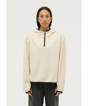 P.E Nation Sherpa Hoodie (Pearled Ivory) FourWayStretch AdjustableWaistband