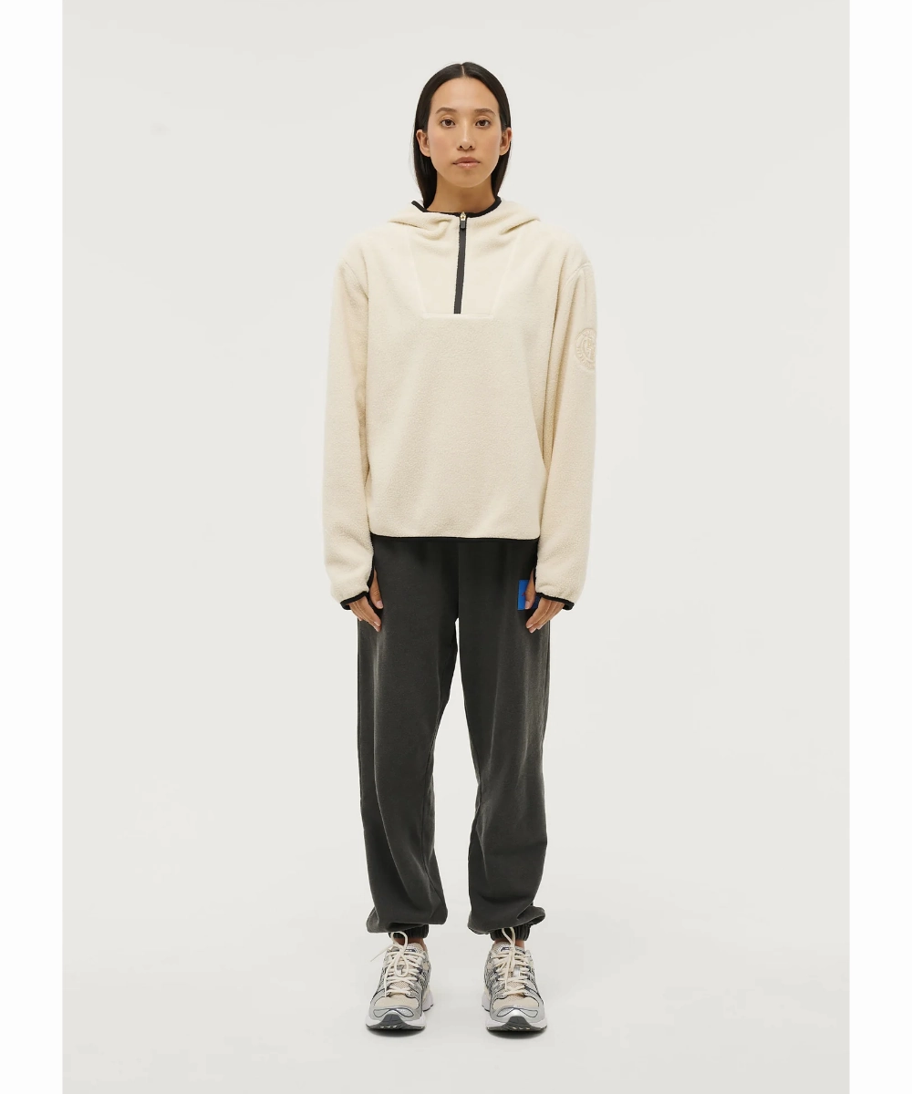 P.E Nation Sherpa Hoodie (Pearled Ivory) Lightweight Layering